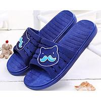 mens slippers flip flops comfort couple shoes rubber spring casual blu ...