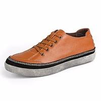 mens oxfords comfort leather spring fall winter office career casual b ...