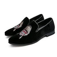 mens loafers slip ons comfort microfibre spring casual black flat