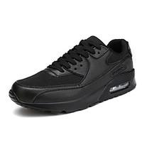 Men\'s Sneakers Comfort PU Spring Fall Outdoor Athletic Running Low Heel Green Red Black White 1in-1 3/4in