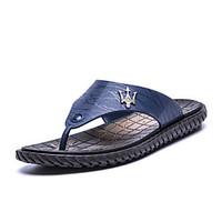 mens slippers flip flops spring summer fall comfort light soles pu out ...