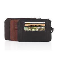 Men Cowhide Formal Casual Event/Party Wedding Office Career Card ID Holder Coin Purse