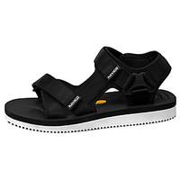 mens sandals comfort fabric spring casual blackwhite black flat