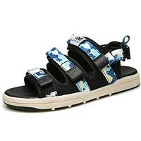 mens sandals comfort fabric spring casual blue green black flat