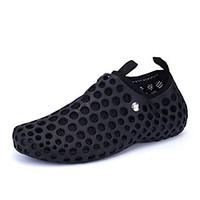 Men\'s Sandals Comfort Hole Shoes Couple Shoes Rubber Spring Casual Blue Gray Black Flat