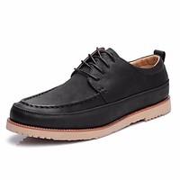 mens oxfords comfort suede tulle spring casual black flat