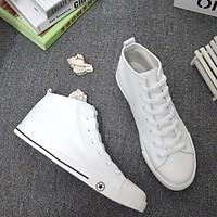 mens sneakers comfort canvas tulle spring casual black white flat