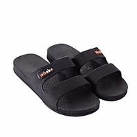 Men\'s Sandals Comfort PU Spring Casual Blue Gray Black Flat