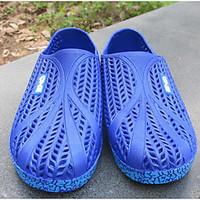 mens sandals comfort pvc spring casual blue flat