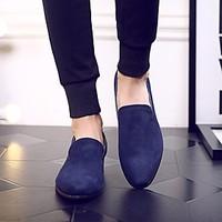 mens loafers slip ons comfort tulle spring casual blue black under 1in