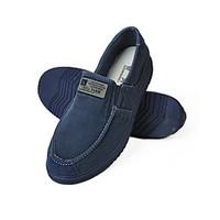 mens loafers slip ons comfort light soles fabric spring fall office ca ...