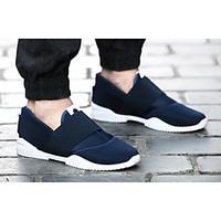 mens sneakers spring comfort canvas tulle casual blue orange black