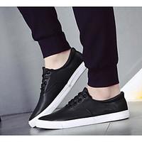 mens sneakers spring comfort pu canvas casual blue black white