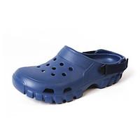 mens sandals spring comfort hole shoes rubber casual blue coffee black