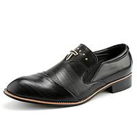 Men\'s Genuine Leather Shoes Slip On Oxfords Business Shoes EU 38-42