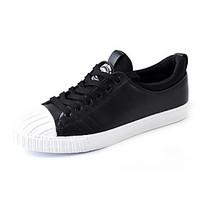 Men\'s Sneakers Comfort Canvas Tulle Spring Casual Screen Color Black White Flat