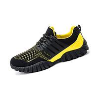 mens sneakers spring fall comfort tulle casual flat heel blue yellow r ...
