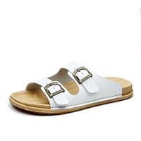 mens sandals spring comfort cowhide casual