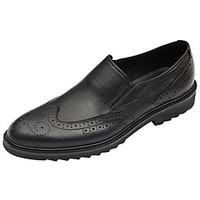 mens loafers slip ons spring comfort cowhide nappa leather casual