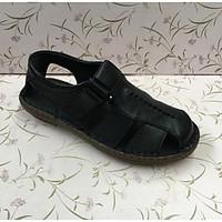 mens sandals spring comfort cowhide nappa leather casual