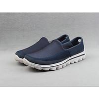 mens sneakers spring moccasin comfort light soles tulle casual blue gr ...