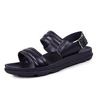 mens sandals spring comfort cowhide nappa leather casual screen color  ...