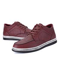 Men\'s Sneakers Comfort Synthetic Outdoor Burgundy Black