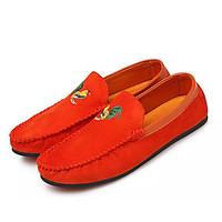 mens oxfords moccasin pu spring summer outdoor flat heel blue red blac ...