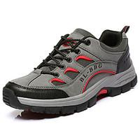 Men\'s Athletic Shoes Comfort PU Spring Fall Casual Flat Heel Khaki Green Gray Flat