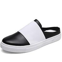 Men\'s Loafers Slip-Ons Spring / Fall Comfort / Round Toe Suede Casual Canvas Yeelow / White/ Black/ Green / Blue Walking / Others