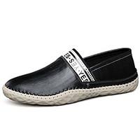 mens loafers slip ons spring fall comfort canvas casual flat heel slip ...