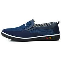 mens loafers slip ons light soles tulle summer casual flat heel pool g ...