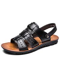 mens sandals comfort leather spring summer fall winter outdoor office  ...