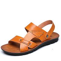 mens sandals comfort leather spring summer fall winter outdoor office  ...