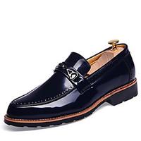 Men\'s Shoes Casual/Office/Wedding Fashion Trend Leather Shoes Black/Red/Brown/Bule