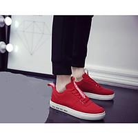 mens sneakers comfort light soles canvas casual red gray black