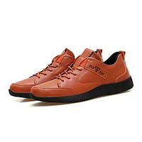 Men\'s Sneakers Comfort Light Soles Fabric Outdoor Light Brown Red Black