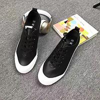 Men\'s Sneakers Light Up Shoes Couple Shoes Cotton Fabric Casual Black White