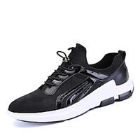 mens sneakers spring fall comfort pu outdoor athletic casual red black