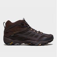 merrell mens moab fst gore tex mid boots brown