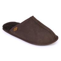 mens donmar sheepskin slippers chocolate uk size 78