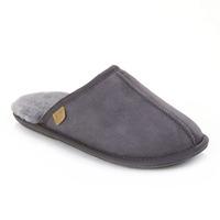 Mens Donmar Sheepskin Slippers Granite UK Size 7/8