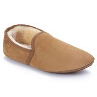 mens garrick sheepskin slippers chestnut uk size 78