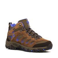 merrell womens ridgepass bolt mid walking boot brown brown