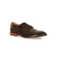 Mens Brown PU Brogues, Brown