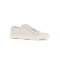 mens off white leather nubuck trainers white