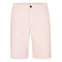 Mens Light Pink Stretch Slim Chino Shorts, Pink