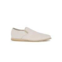 mens yellow sand canvas slip on shoes yellow