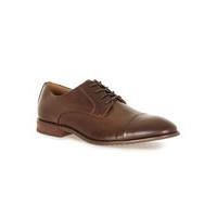 mens brown tan pu toecap shoes brown