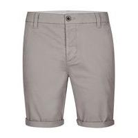 Mens Dark Grey Chino Shorts, Grey